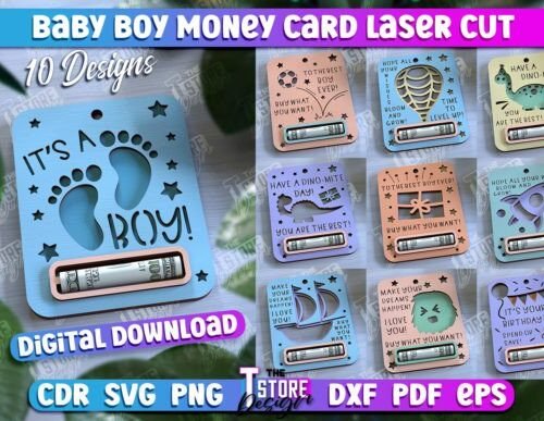 tarjeta-de-dinero-para-bebe-nino-creativo-digital Tarjeta De Dinero Para Bebe Nino Creativo Digital